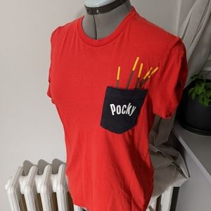 Uniqlo UT Pocky red pocket tshirt